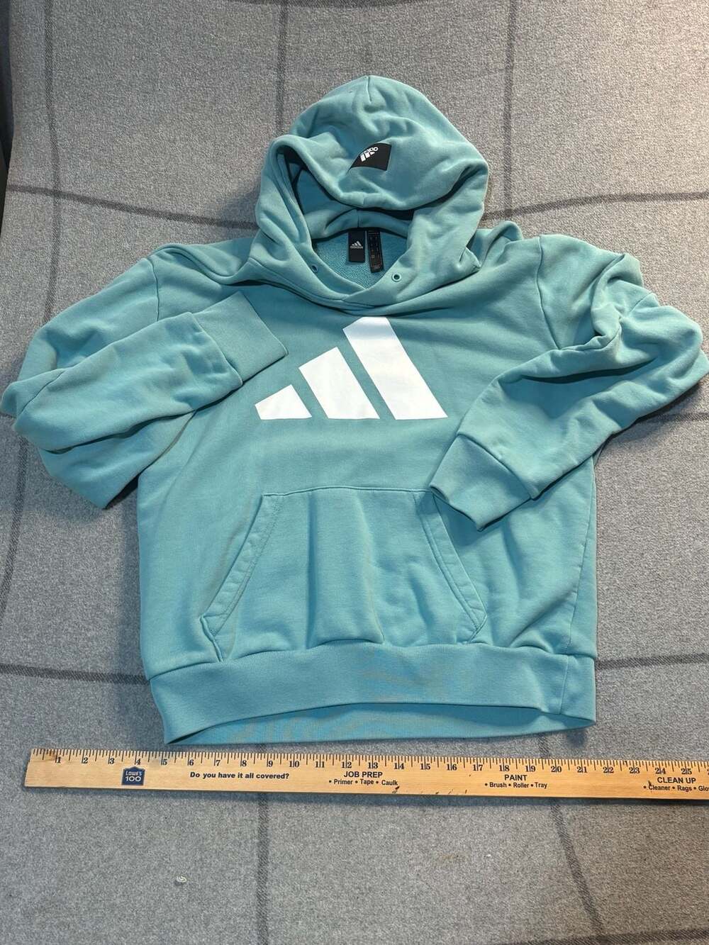 Adidas Primegreen Hoodie Size M Mint Green Logo